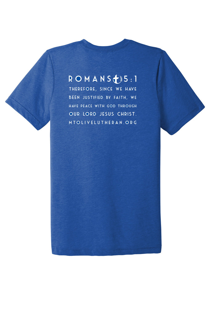 YOUTH Tri-blend Mount Olive Church Logo